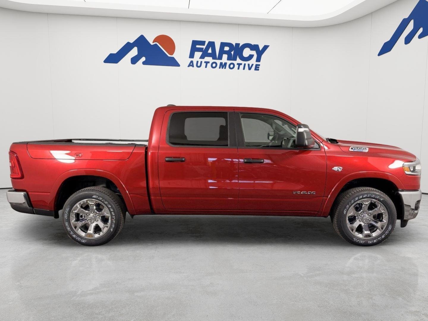New 2026 Molten Red Pearl-Coat Exterior Paint RAM Big Horn image 10