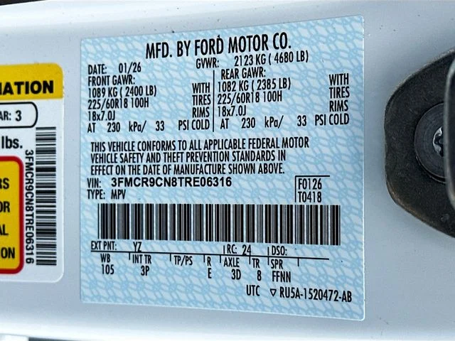 New 2026 Oxford White Ford Outer Banks image 20