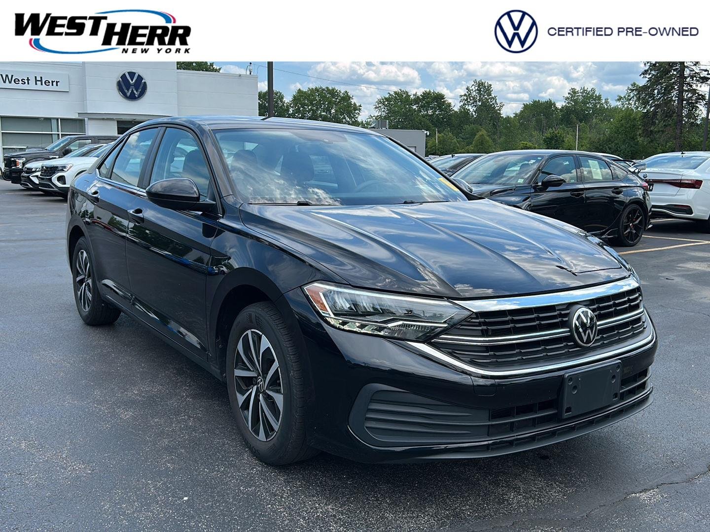 Certified Used 2023 Deep Black Pearl Volkswagen S image 1