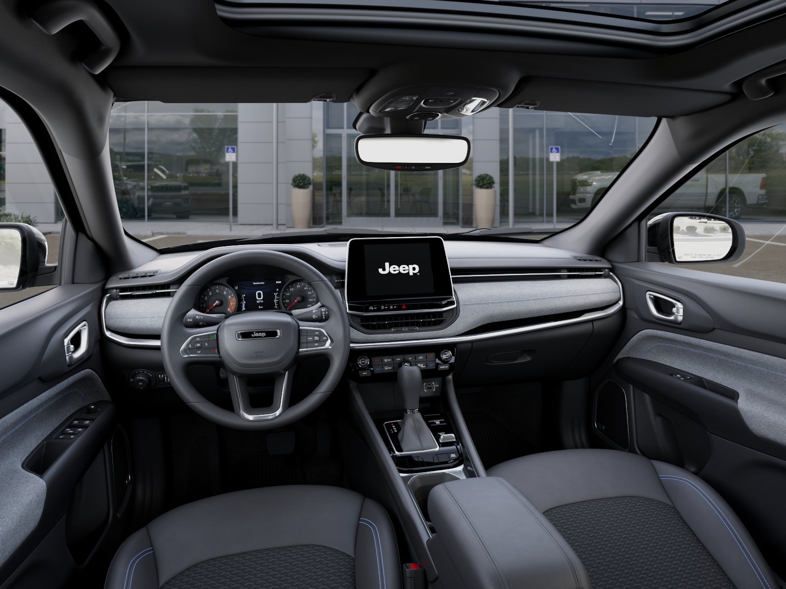 New 2025 Diamond Black Crystal Pearl-Coat Exterior Paint Jeep Latitude image 28
