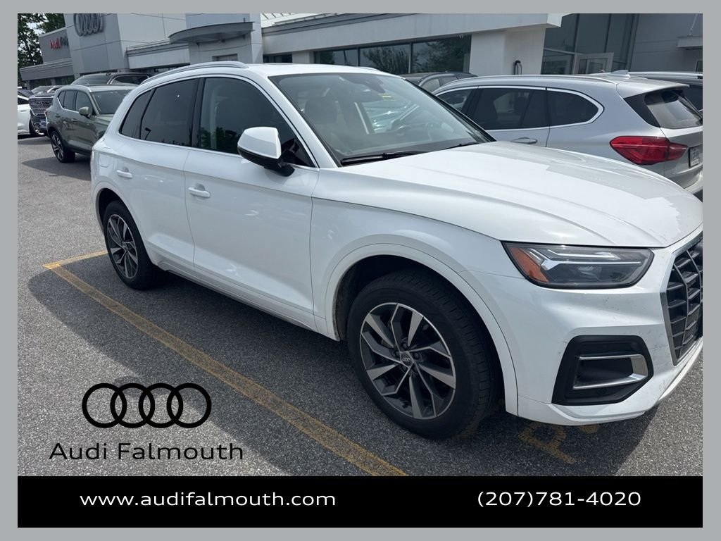 Used 2021 White Audi 45 Premium Plus image 1