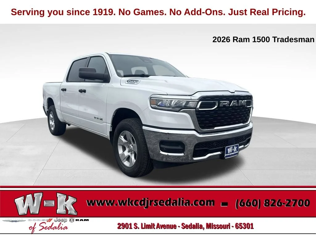 New 2026 White Ram Tradesman image 1