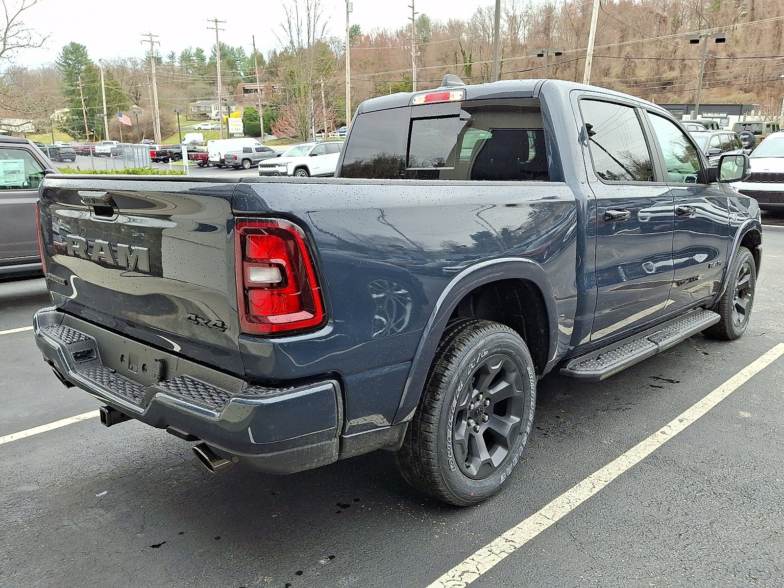 New 2026 Forged Blue Metallic Exterior Paint RAM Big Horn image 3