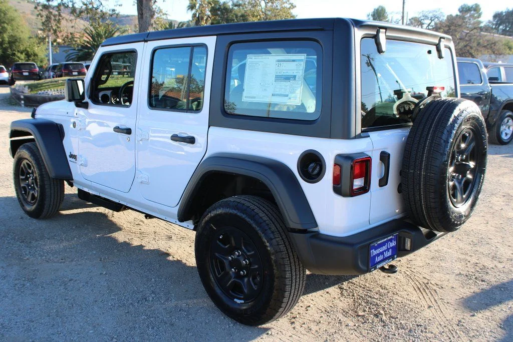 New 2026 Bright White Clear-Coat Exterior Paint Jeep Sport image 6