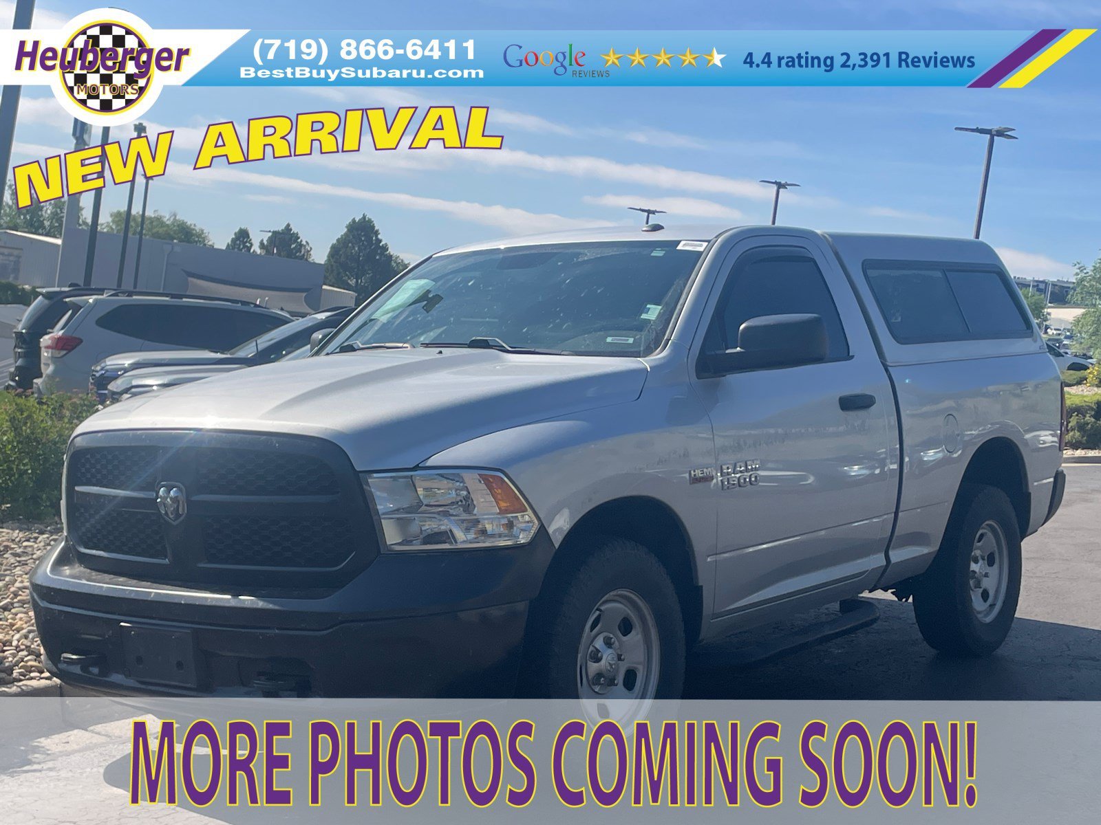 Used 2016 Bright Silver Metallic Clearcoat Ram Tradesman image 1