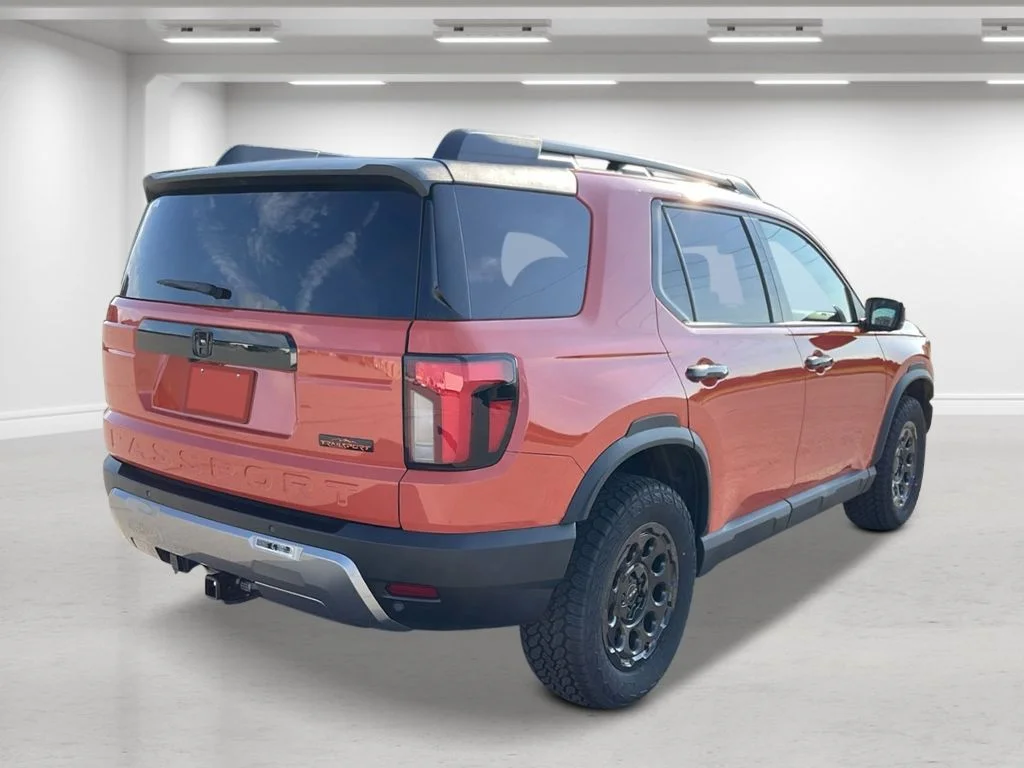 New 2026 Sunset Orange Honda TrailSport Elite Blackout image 5