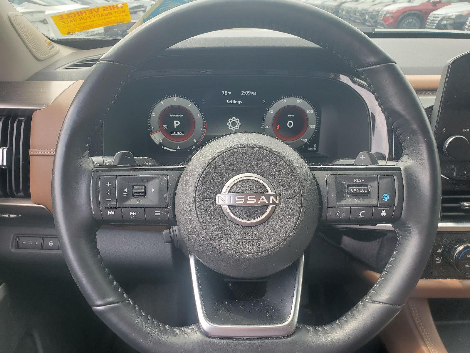 Used 2023 Brilliant Silver Metallic Nissan Platinum image 12
