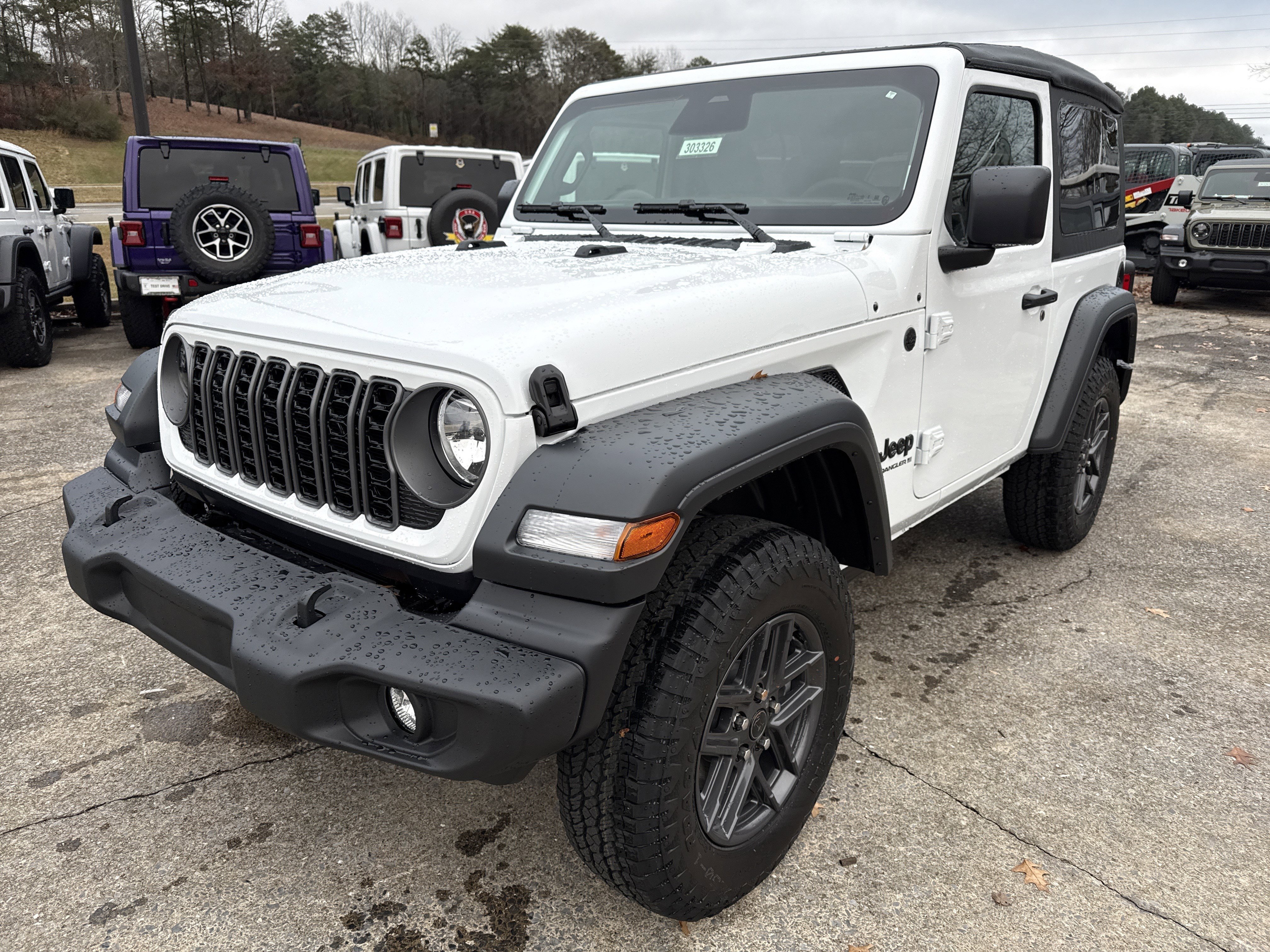 New 2026 Bright White Clearcoat Jeep Sport S image 3