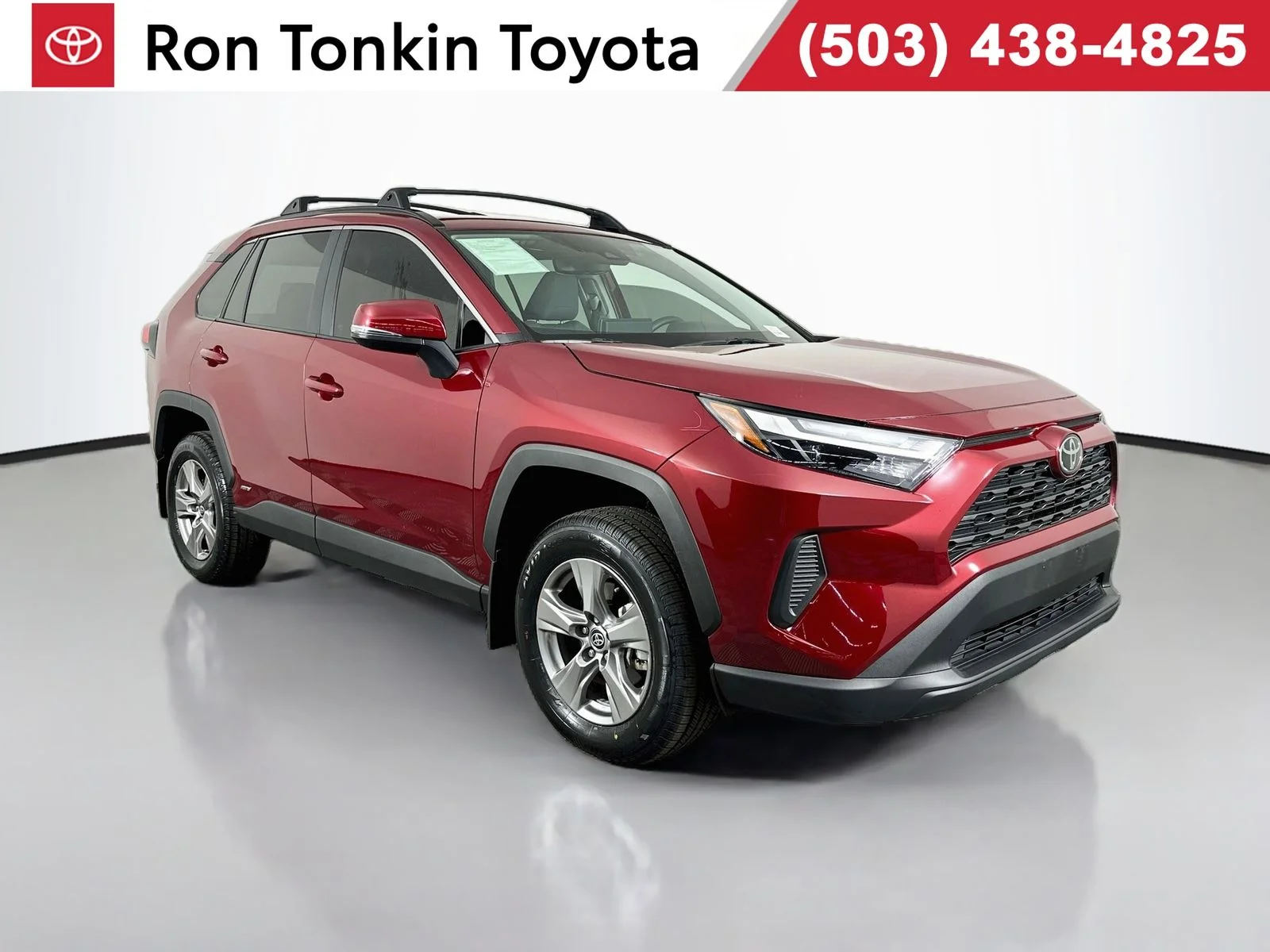 Certified Used 2025 Red Toyota XLE image 1
