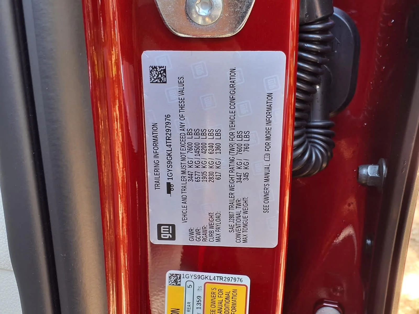 New 2026 Radiant Red Tintcoat Cadillac Platinum Sport image 18