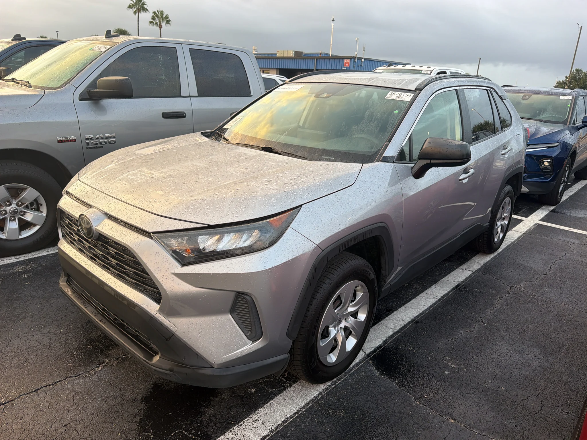 Used 2019 Silver Sky Metallic Toyota LE image 2