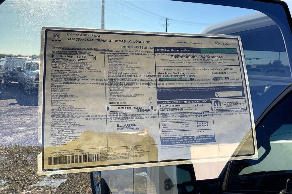 New 2024 Ram 2500 Tradesman 4D Crew Cab