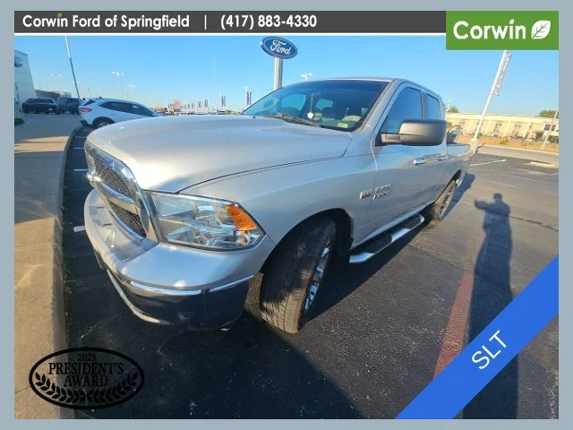 Used 2017 Bright Silver Clearcoat Metallic Ram SLT image 1