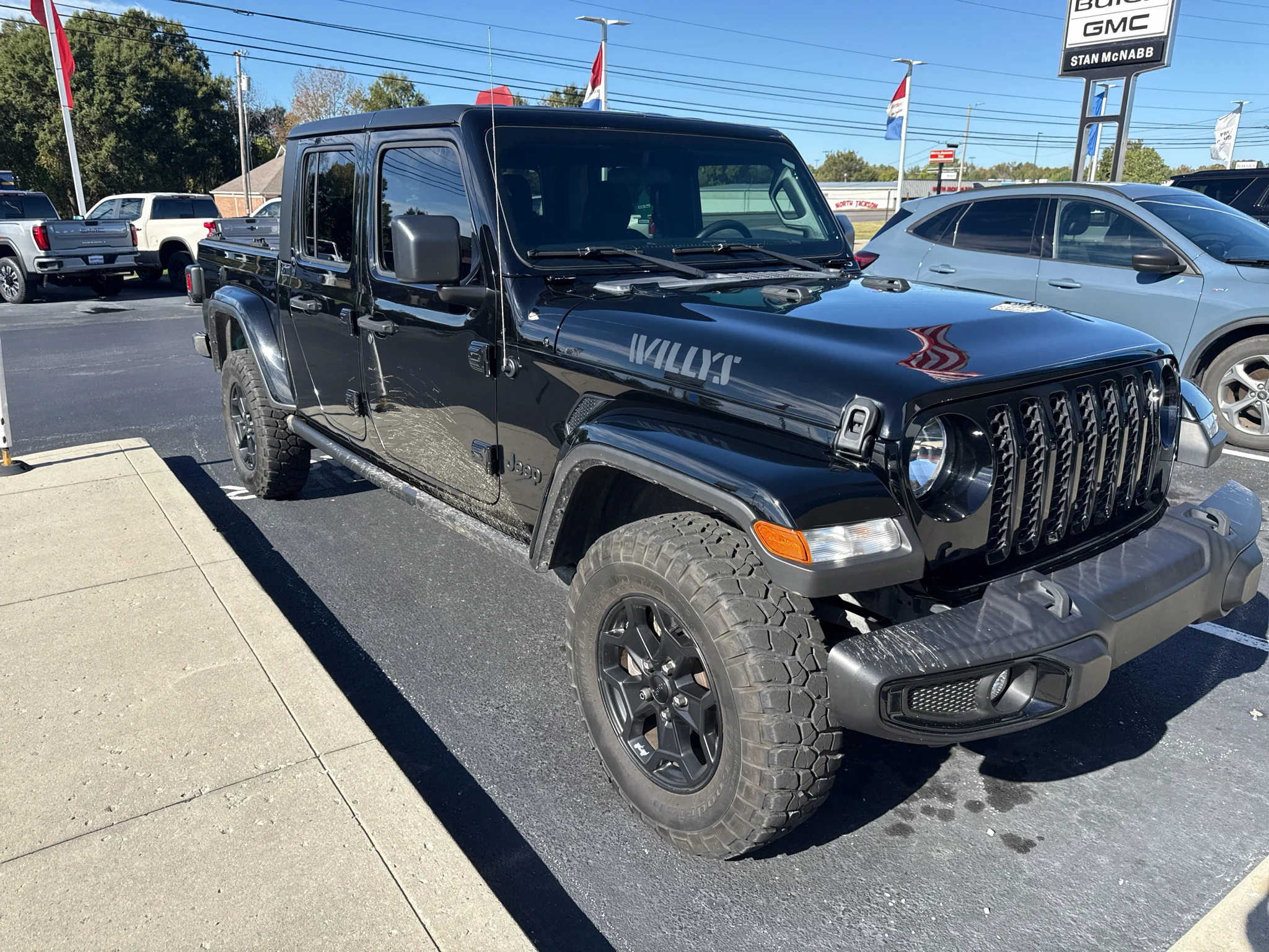 Used 2023 Black Jeep Willys Sport 4x4 image 3