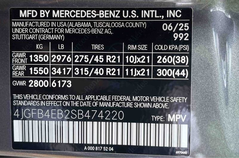 4JGFB4EB2SB474220