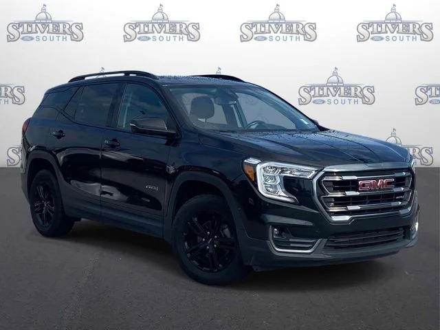Used 2022 Black GMC AT4 image 1