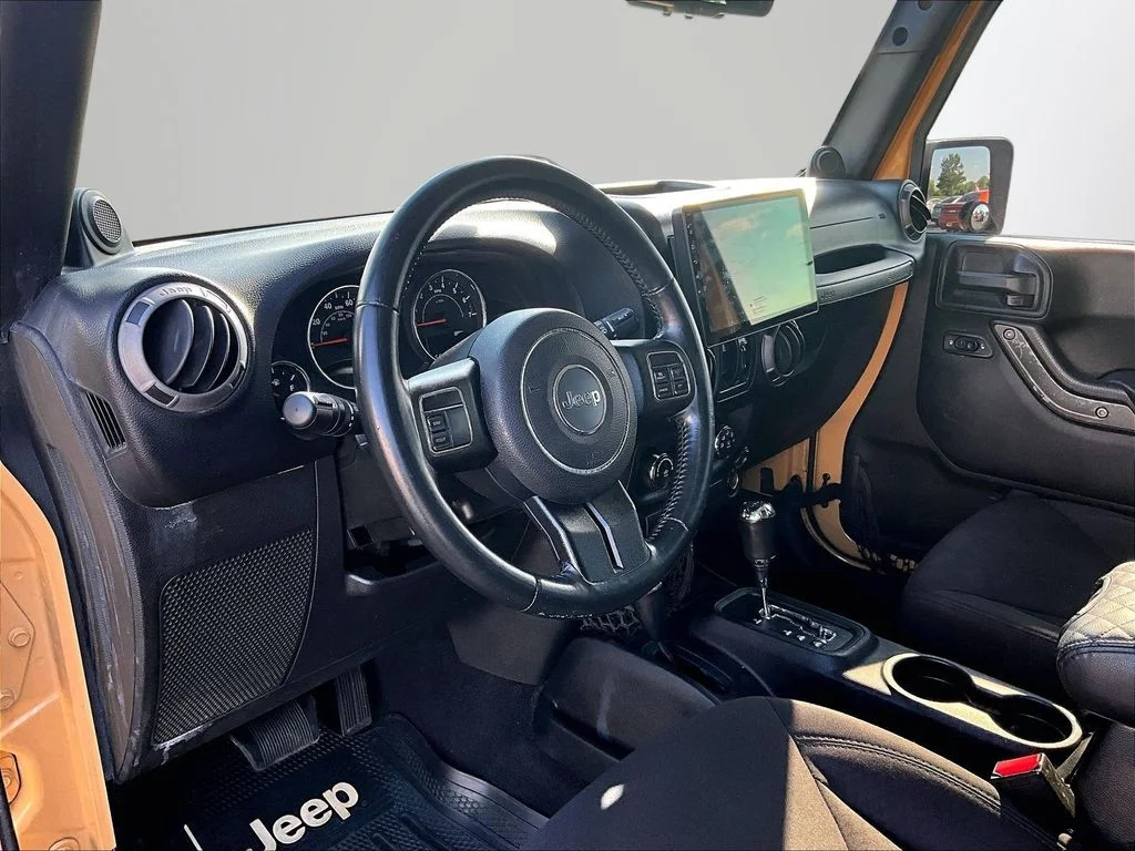Used 2014 Beige Jeep Unlimited Sport image 12