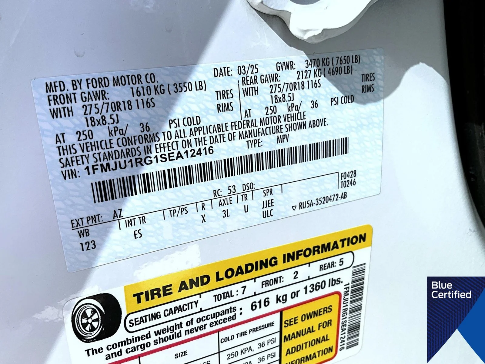 Certified Used 2025 White Ford Tremor image 31
