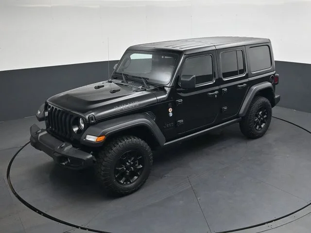 Used 2022 Black Clearcoat Jeep Unlimited Willys image 29