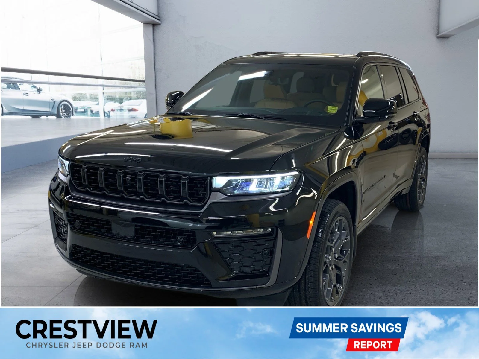 New 2026 Diamond Black Crystal Pearl Jeep Summit image 1