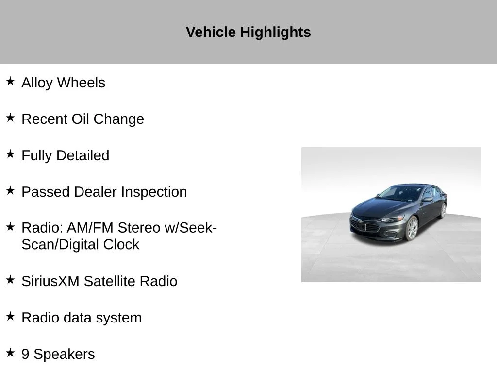 Used 2016 Gray Chevrolet Premier image 9