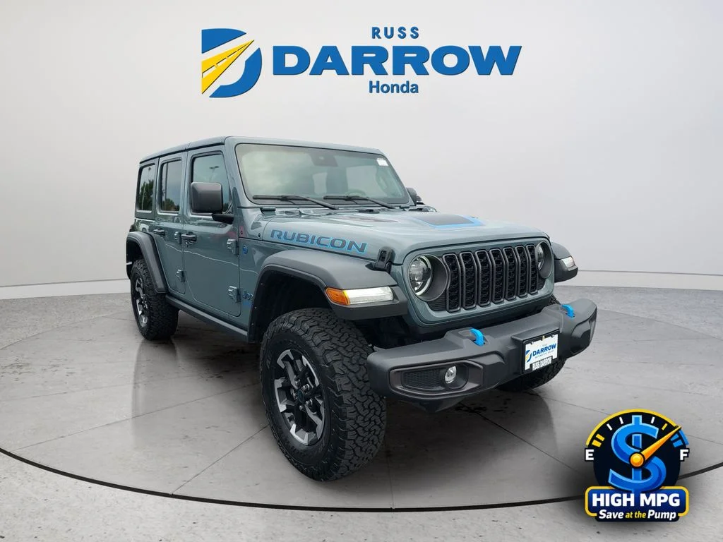 Used 2024 Gray Jeep Rubicon 4xe image 7