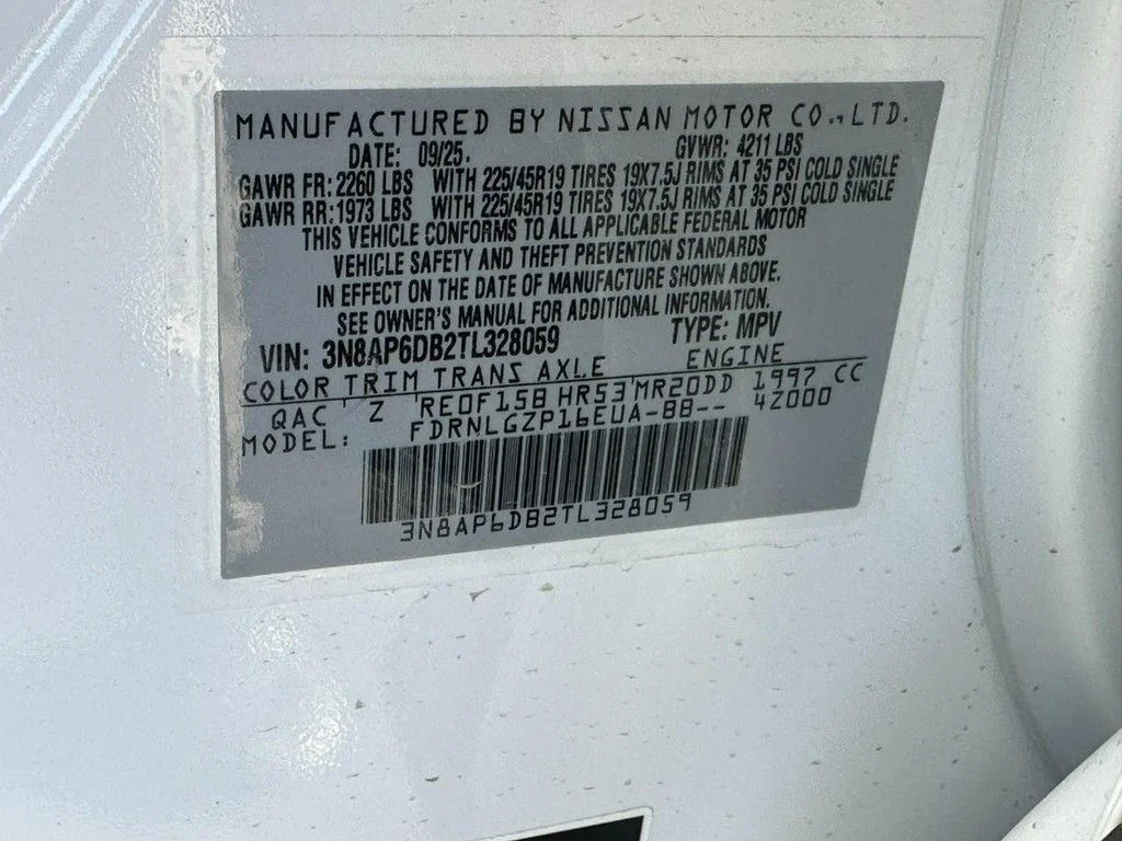 New 2026 White Nissan SR image 15