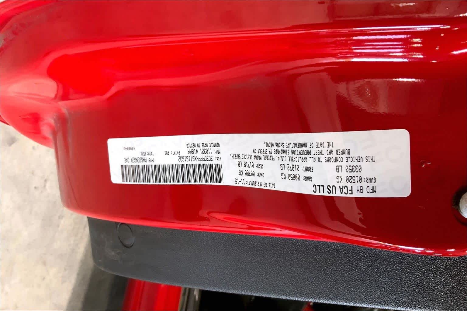 Used 2016 Rosso (Red) FIAT Abarth image 30