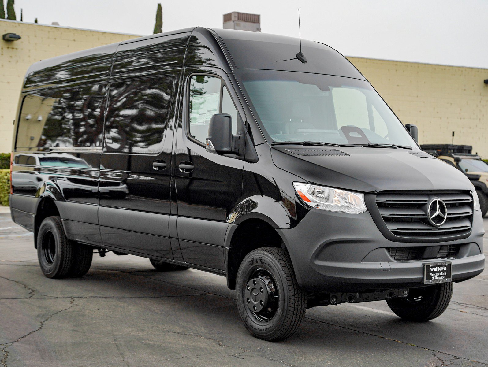 New 2026 Jet Black Mercedes-Benz 3500XD High Roof I4 Diesel HO 170 AWD image 3