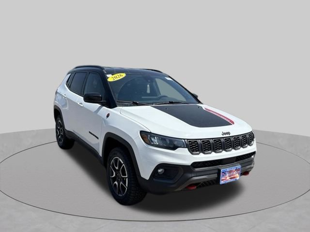 New 2026 Bright White Clear-Coat Exterior Paint Jeep Trailhawk image 8