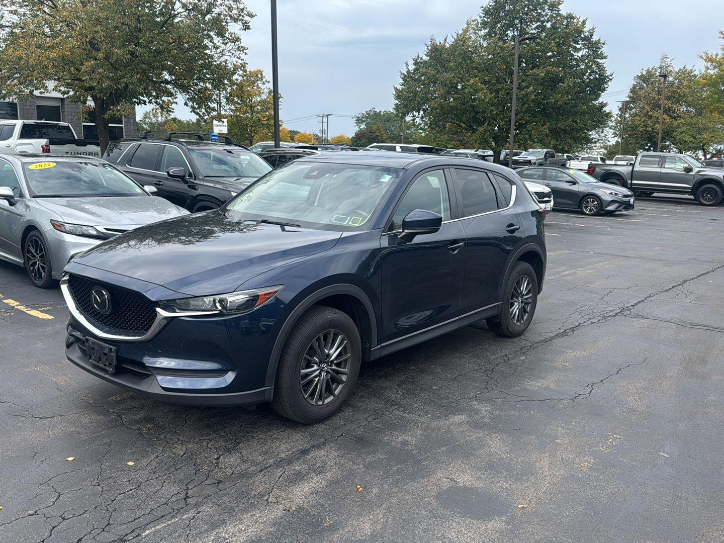 Used 2021 Deep Crystal Blue Mica Mazda Touring image 4