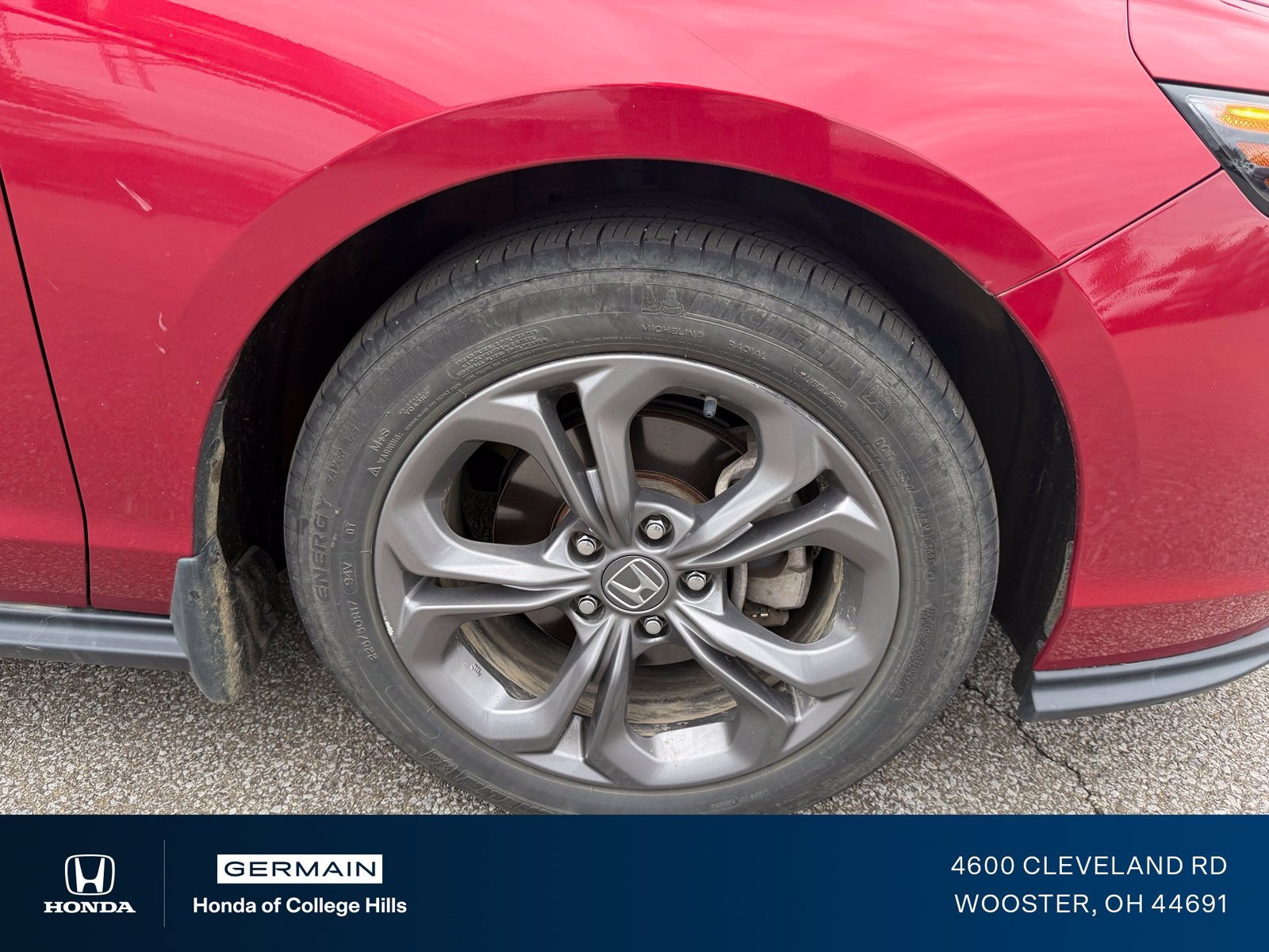 Used 2024 Radiant Red Metallic Honda EX image 5
