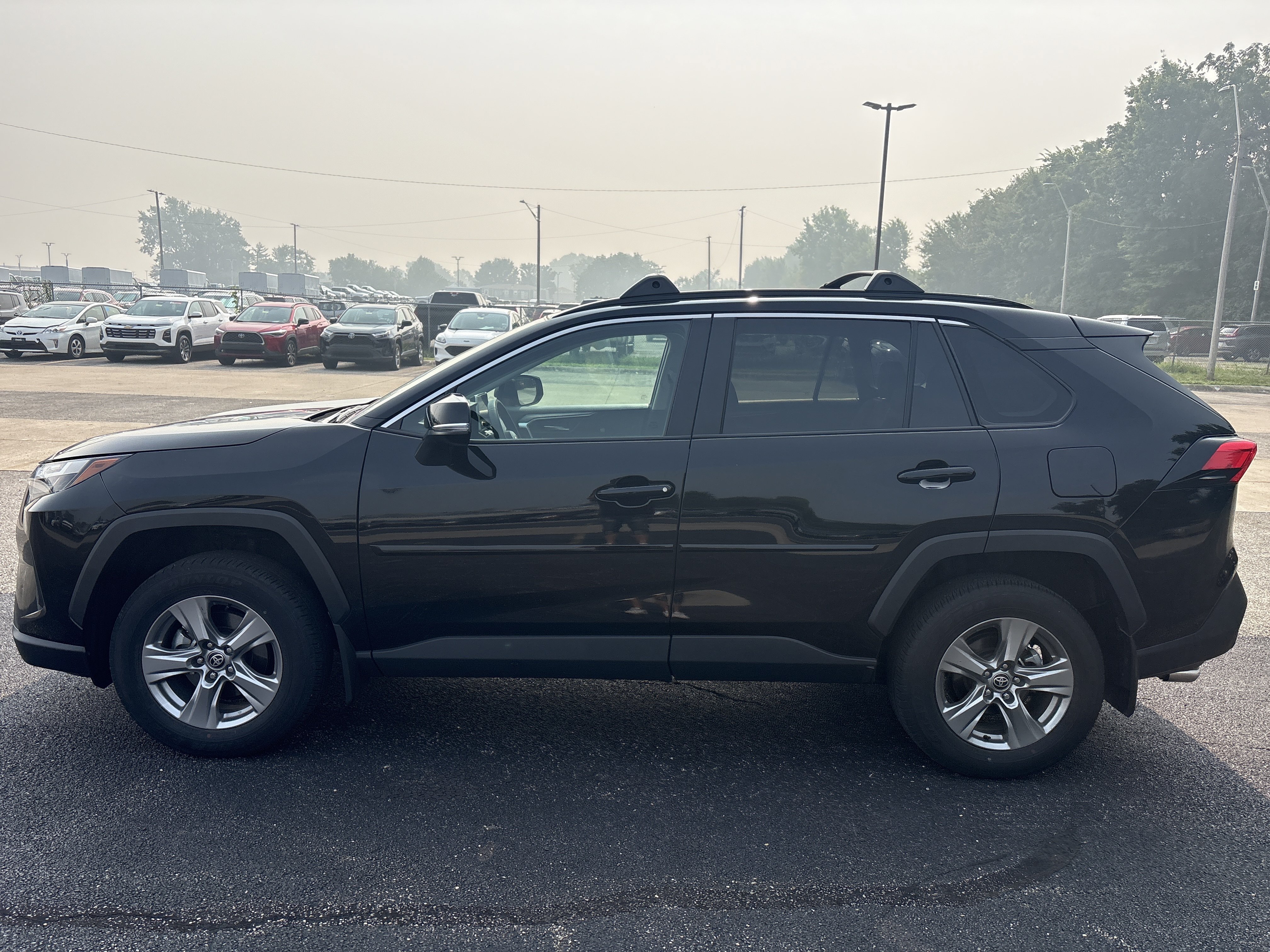 Used 2024 Midnight Black Metallic Toyota XLE image 3