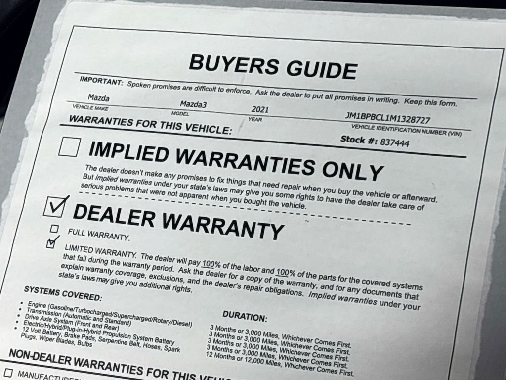 Used 2021 White Mazda Preferred image 25