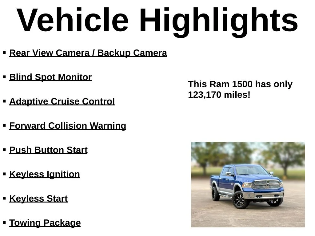Used 2016 Blue Ram Laramie image 36