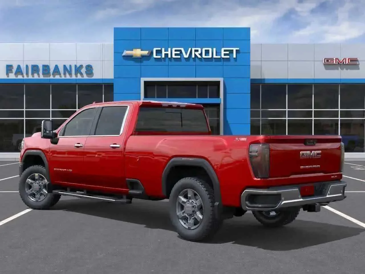 New 2026 Volcanic Red Tintcoat GMC SLT image 3