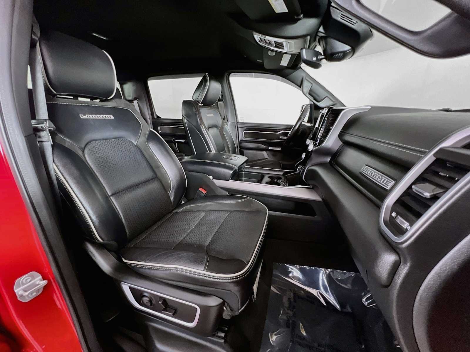 Used 2022 Flame Red Clearcoat Ram Laramie image 29