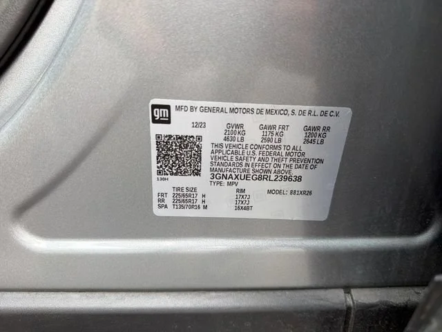 Used 2024 Sterling Gray Metallic Chevrolet LT image 16