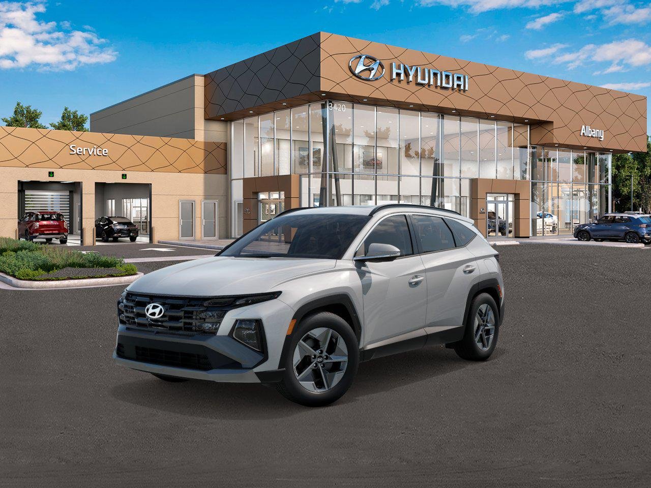 New 2026 Serenity White Pearl Hyundai SEL Premium AWD image 1