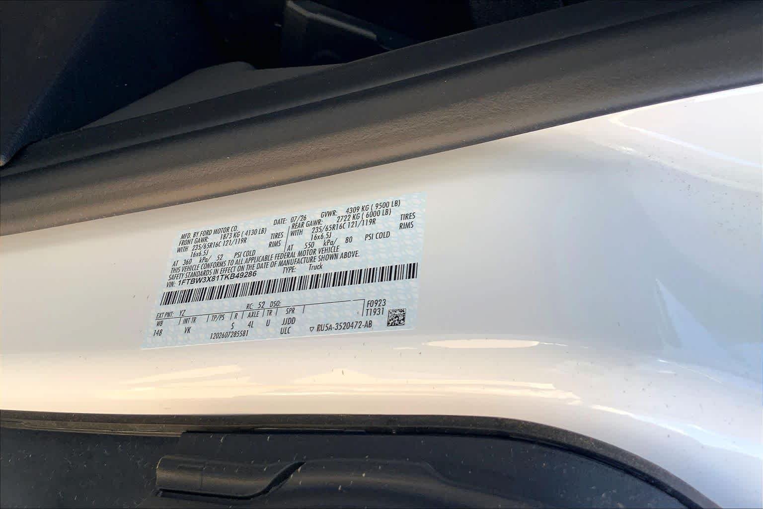 New 2026 Oxford White Ford Cargo Van image 21