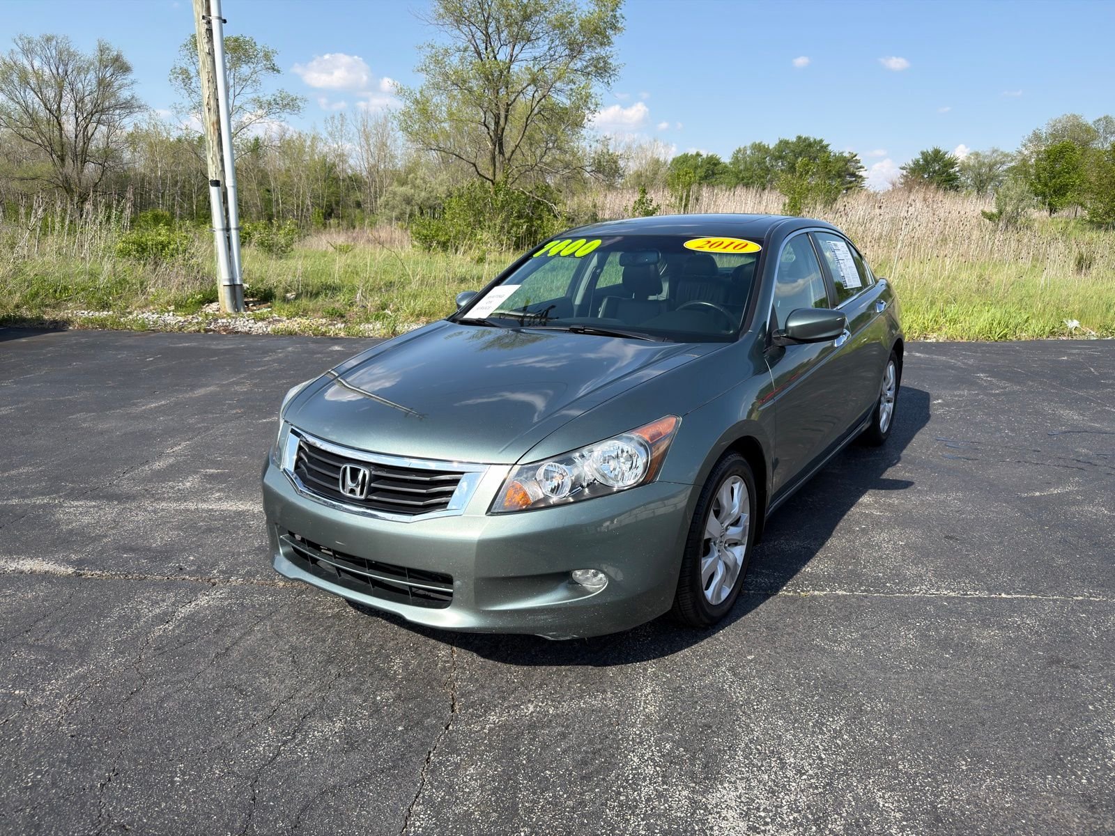 Used 2010 Honda Accord EX-L V6 with VIN 1HGCP3F84AA017338 for sale in Lima, OH