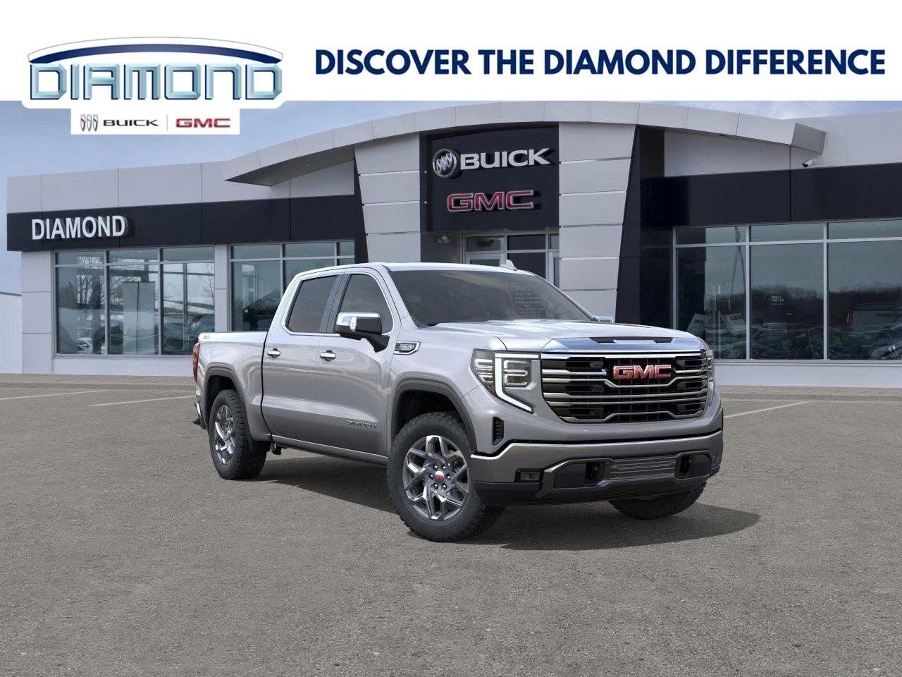 New 2026 Sterling Metallic GMC SLT image 1