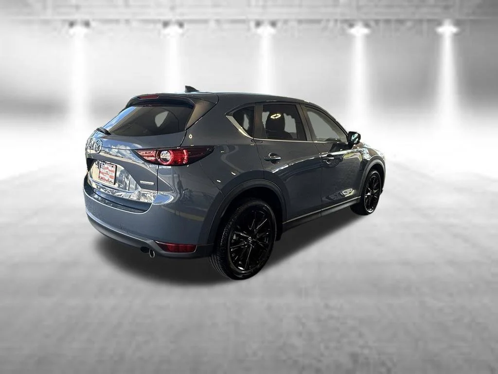 Used 2021 Polymetal Gray Metallic Mazda Carbon Edition image 4