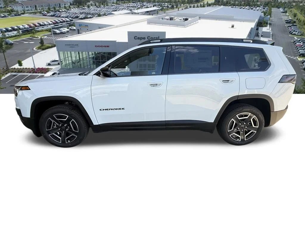 New 2026 Bright White Clear-Coat Exterior Paint Jeep Laredo image 8