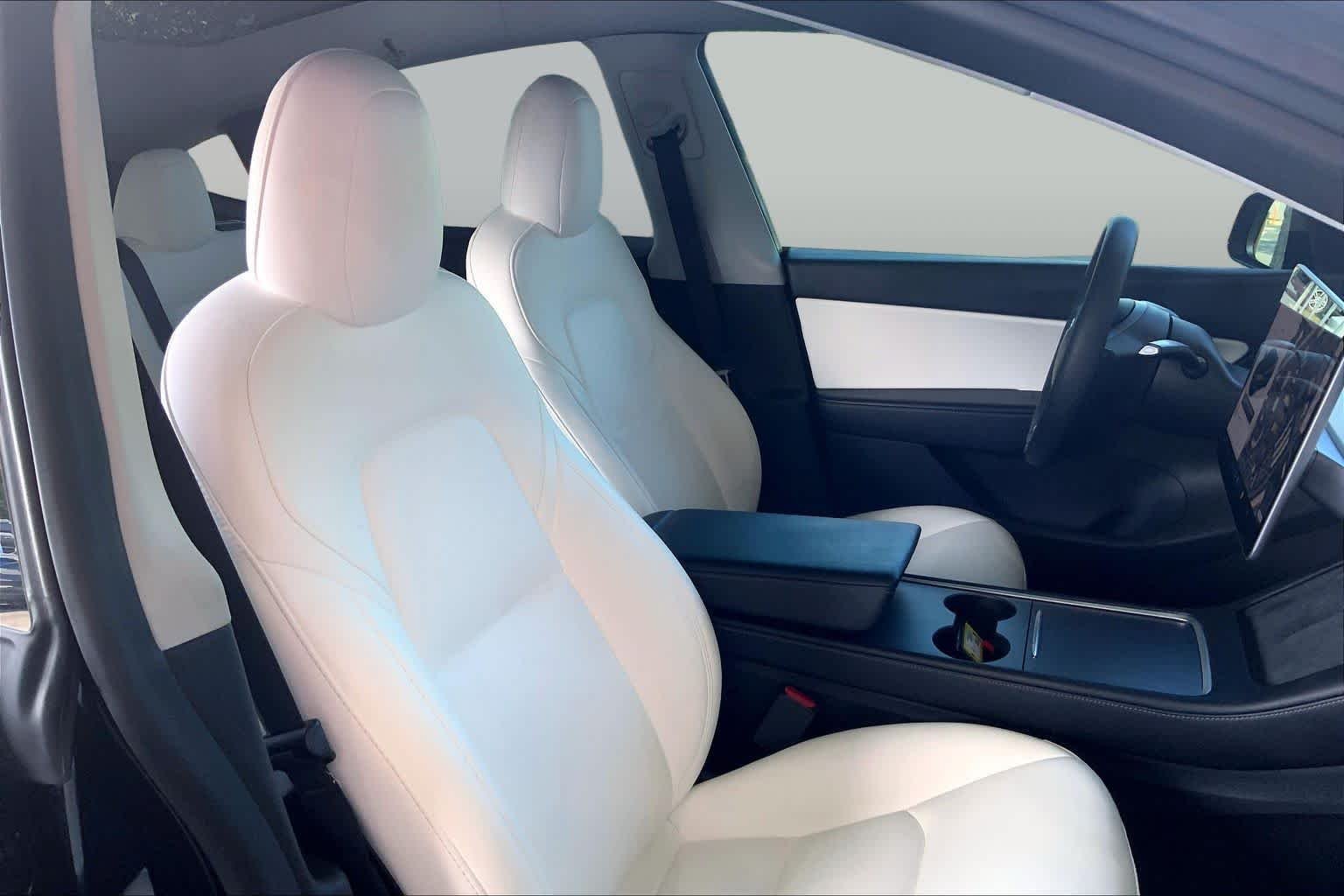 Used 2021 Solid Black Tesla Performance image 8