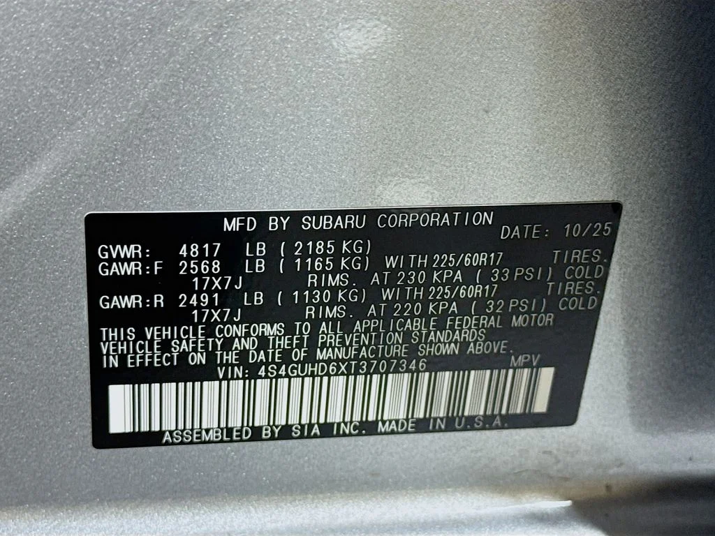Certified Used 2026 Silver Subaru Premium image 40