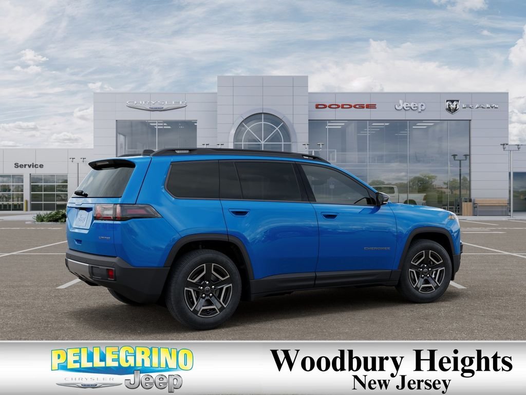 New 2026 Hydro Blue Pearl-Coat Exterior Paint Jeep Limited image 4