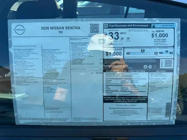 New 2026 Gun Metallic Nissan SV image 29