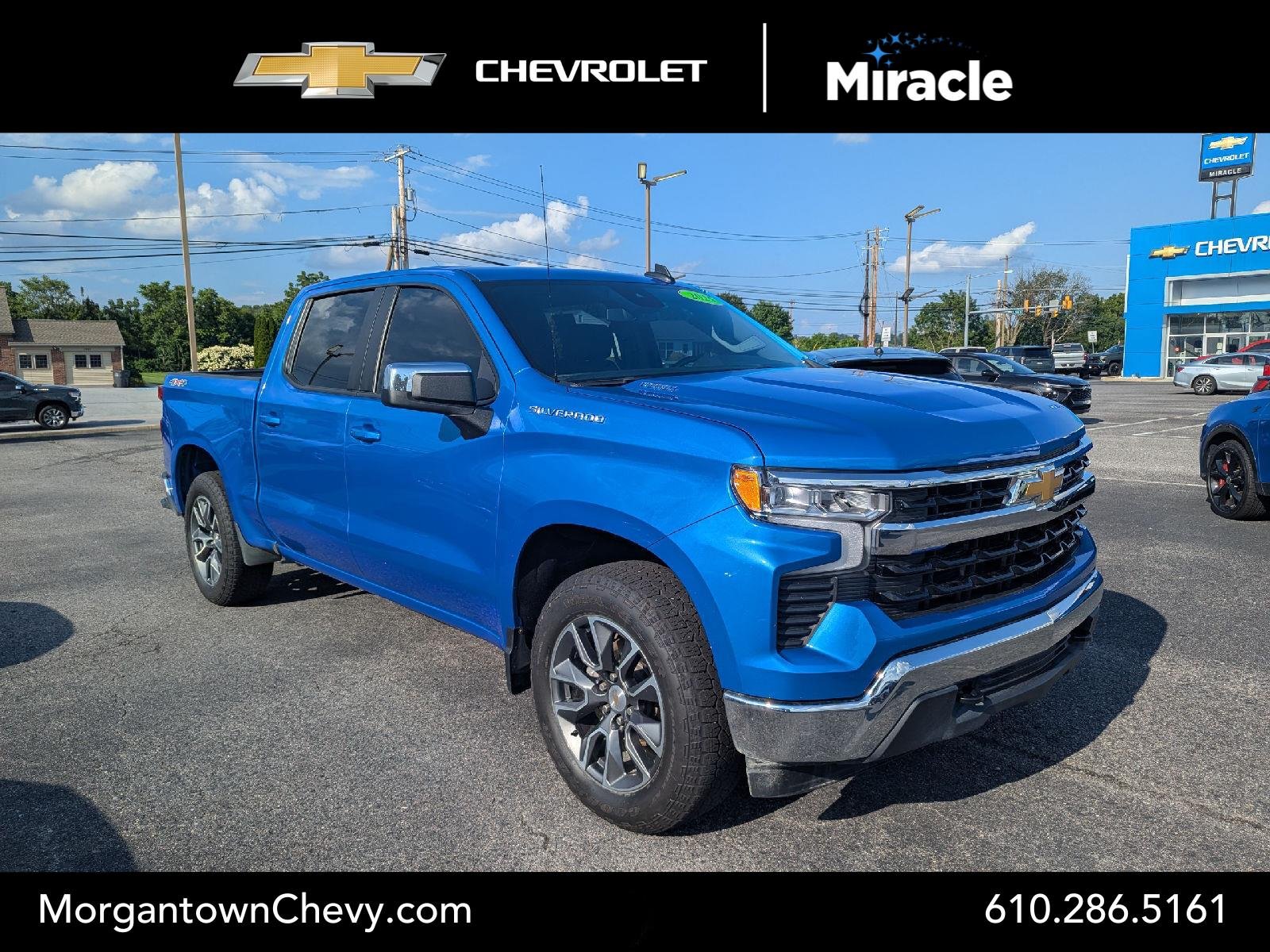 Used 2025 Riptide Blue Metallic Chevrolet LT image 1