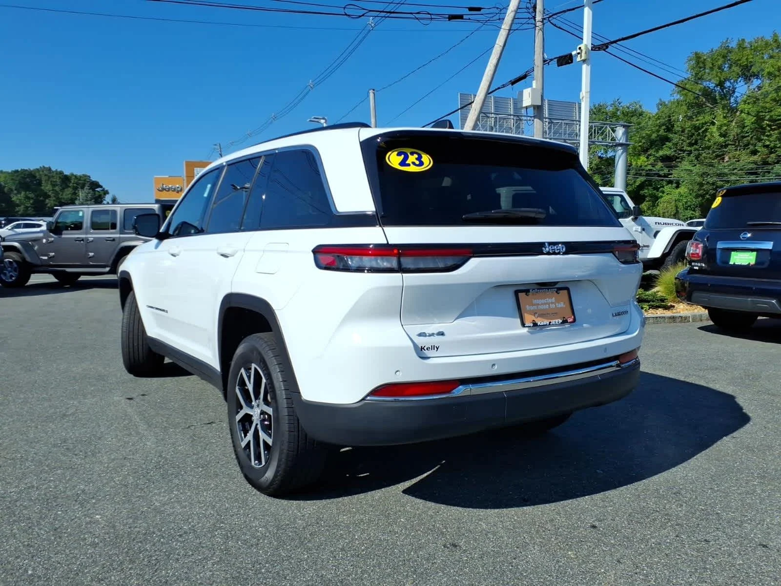 Certified Used 2023 Bright White Clearcoat Jeep Limited image 11